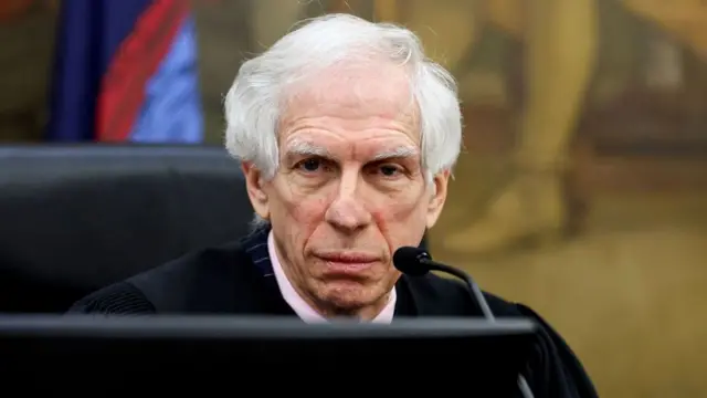 Judge Arthur Engoron presides in court prior to closing arguments in the Trump Organization civil fraud trial at New York State Supreme Court in the Manhattan borough of New York, New York, USA, 11 January 2024. Trump is facing up to a 370 million US dollar fine for inflating the value of assets to get favorable loans from banks. Donald Trump to attend court for his tax fraud trail, New York, USA - 11 Jan 2024