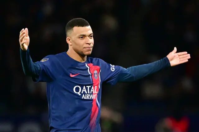 Paris Saint-Germain celebrates his goal