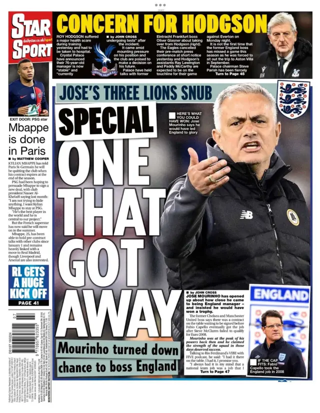 Daily Star back page