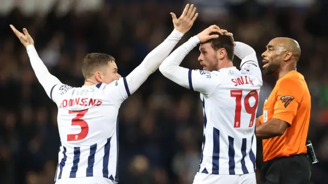 West Brom complain