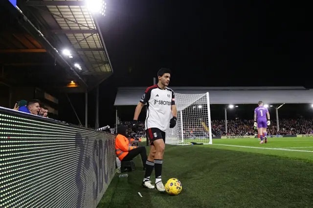 Raul Jimenez of Fulham look on