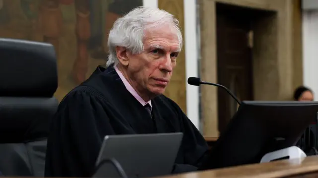 Judge Arthur Engoron attends the closing arguments in the Trump Organization civil fraud trial at New York State Supreme Court in the Manhattan borough of New York, New York, USA, 11 January 2024.