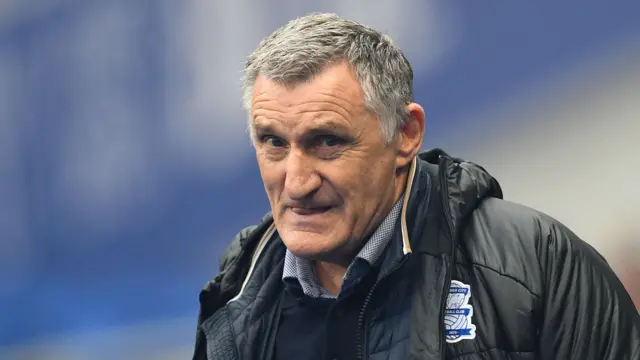 Birmingham boss Tony Mowbray