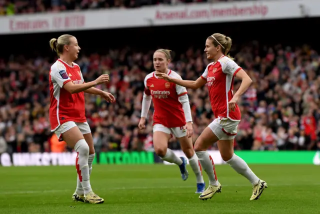 Arsenal celebrate