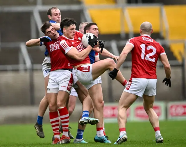 Action between Cavan and Cork