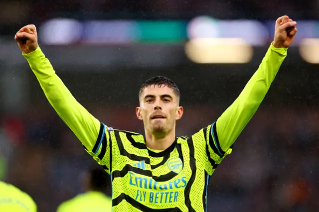 Kai Havertz of Arsenal celebrates