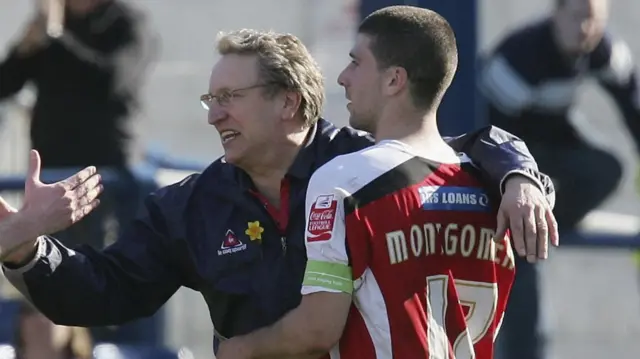 Nick Montgomery and Neil Warnock