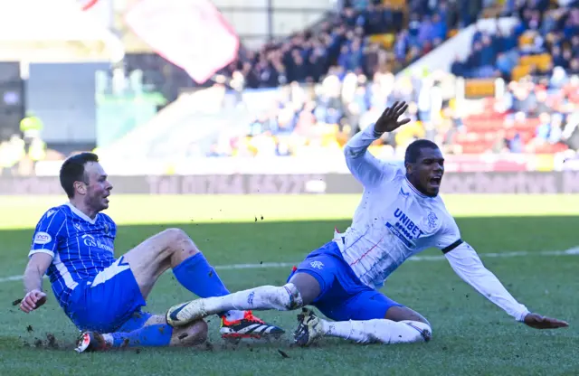 Dujon Sterling goes down under the challenge of Andy Considine