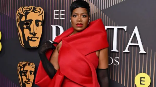 Fantasia Barrino on the Baftas red carpet