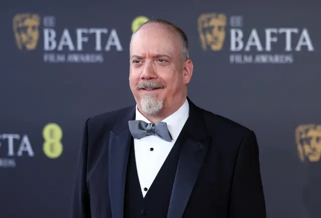 Paul Giamatti arriving on the red carpet