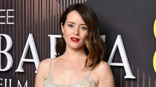 Claire Foy appearing at the 2024 Baftas