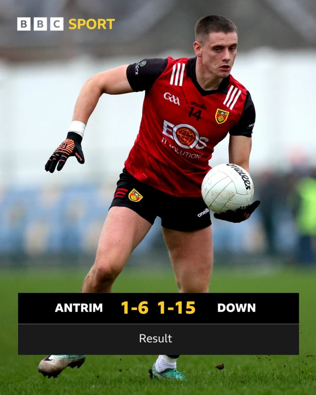 Down Antrim result