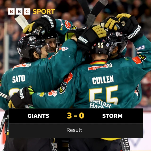 Belfast Giants 3-0 Manchester Storm