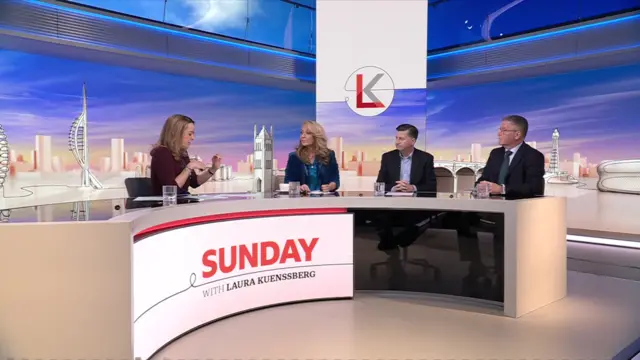 Panel on Sunday with Laura Kuenssberg