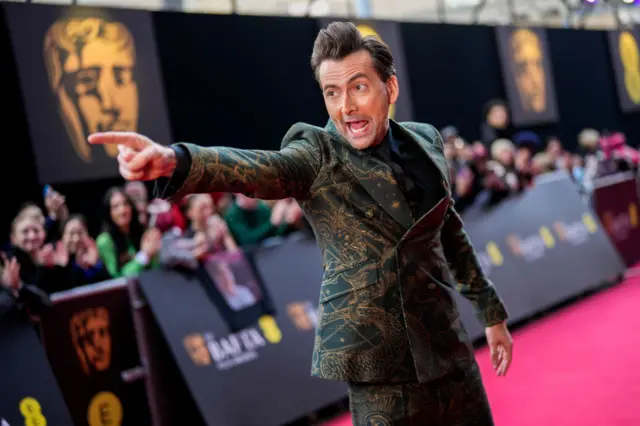 David Tennant on the red carpet