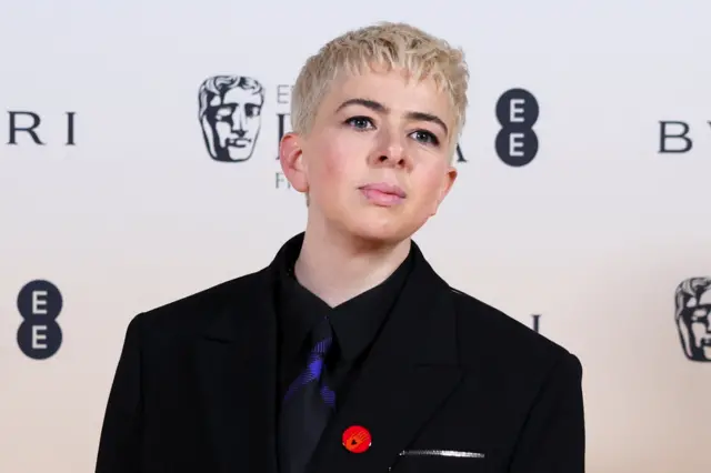 Molly Manning Walker poses as she arrives at the Nominees Party for 2024 BAFTA Film Awards, supported by Bulgari, at the National Gallery in London, Britain, February 17, 2024.