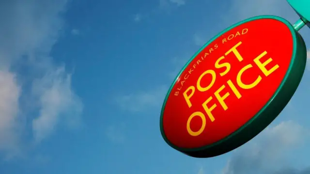 Post office sign