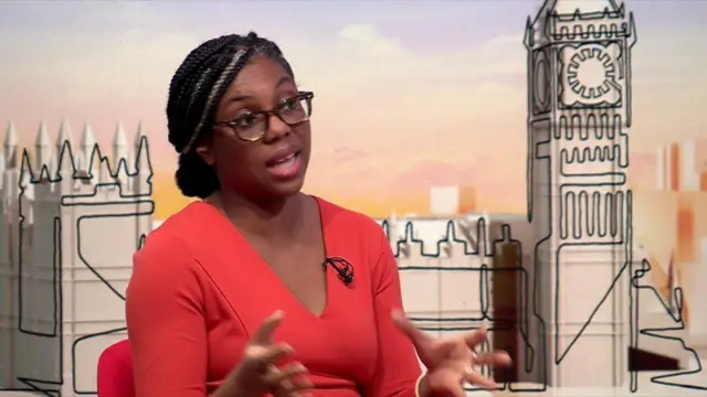 Business Secretary Kemi Badenoch speaks on Laura Kuenssberg