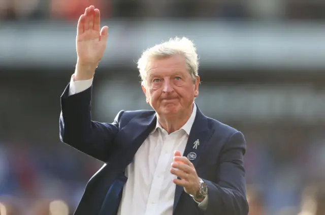 Roy Hodgson waves