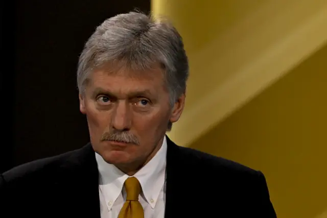 Kremlin spokesman Dmitry Peskov