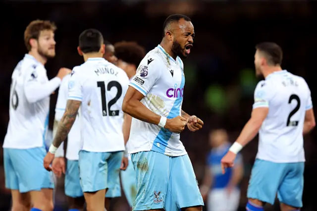 Jordan Ayew celebrates