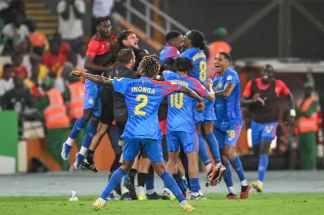 DR Congo celebrate