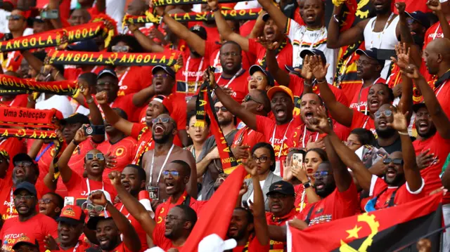 Angola fans