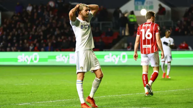 Patrick Bamford looks dejected
