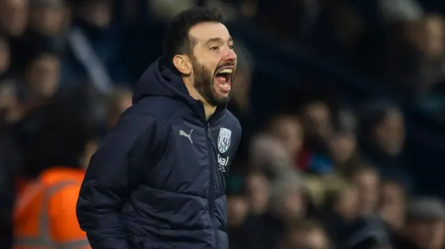 West Bromwich Albion head coach Carlos Corberan