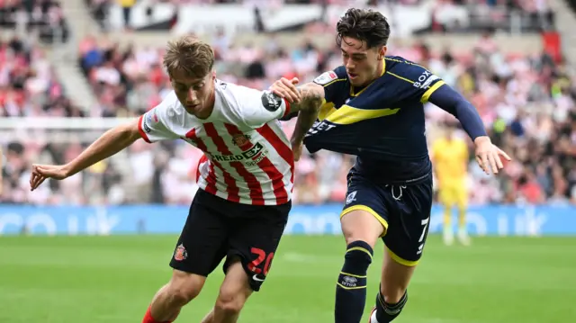 Sunderland v Middlesbrough match action