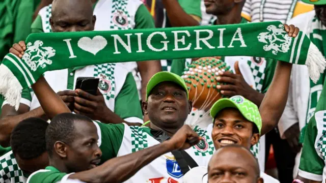 Nigeria fans at Afcon
