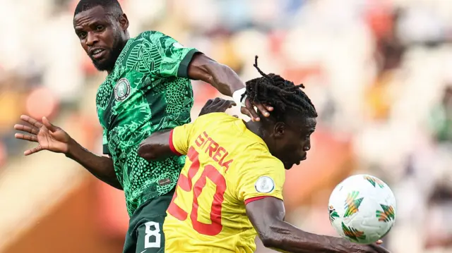 Nigeria vs Angola action