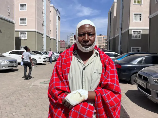 Injured man