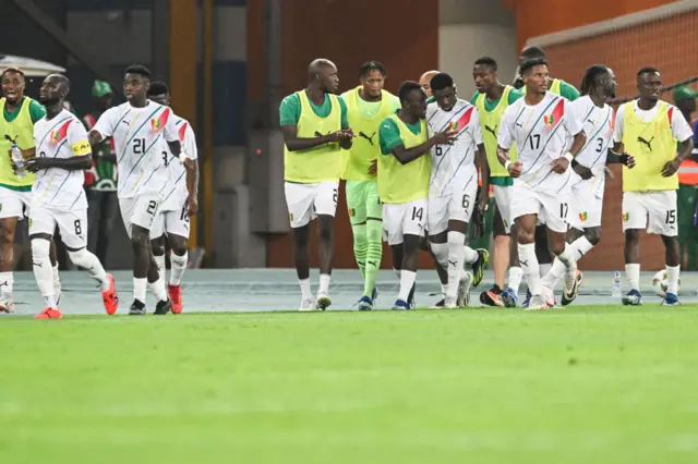 Guinea celebrate