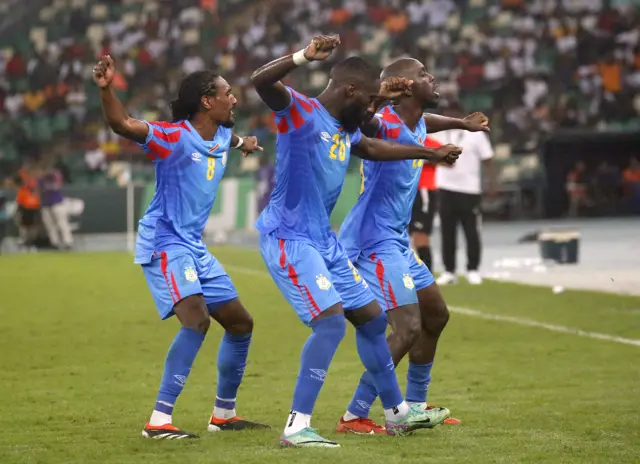 DR Congo celebrate