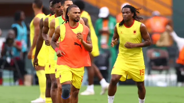 Afcon warming up