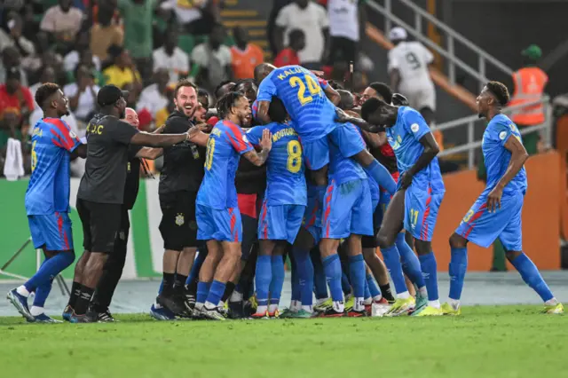 DR Congo celebrate