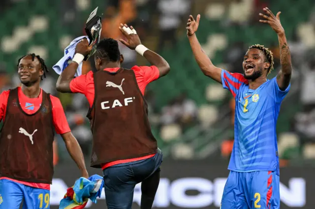 DR Congo celebrate