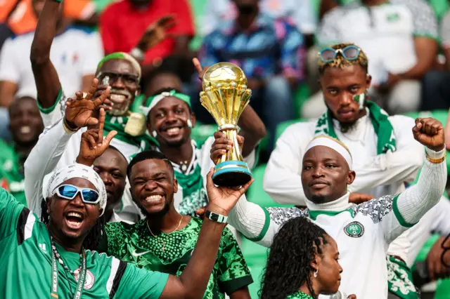 Nigeria fans at Afcon