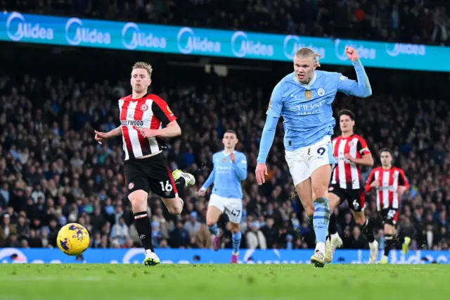 Man City striker Erling Haaland