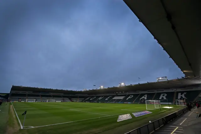 General view of Home Park, Plymouth