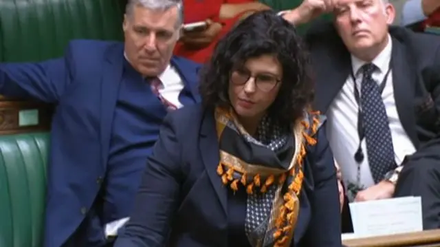 Liberal Democrat MP Layla Moran speaks at the House of Commons