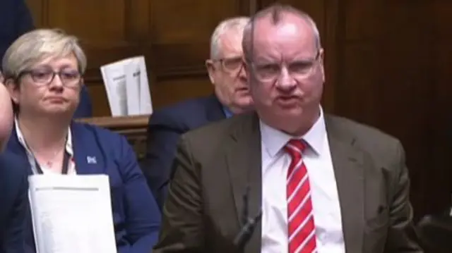 SNP's Pete Wishart speaks during Prime Minster's Questions