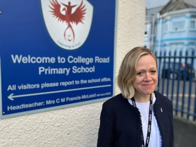 Carina Francis, head of College Road Primary School