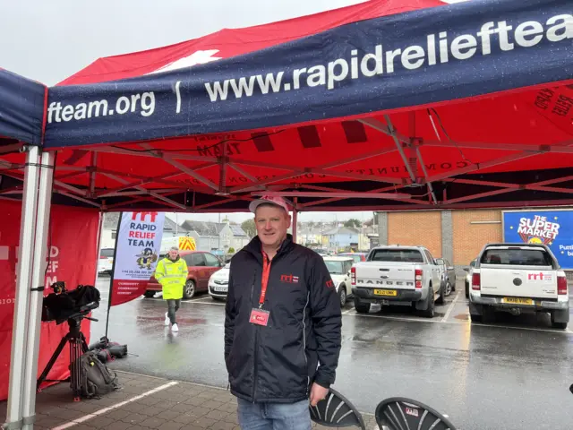 Stan Wallace from the Rapid Relief Team