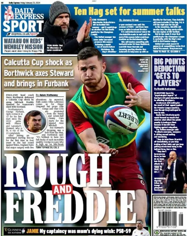 Daily Express back page