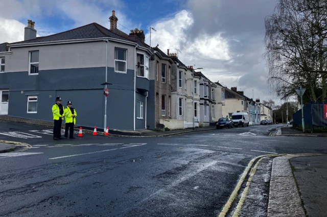 Police in Keyham, Plymouth