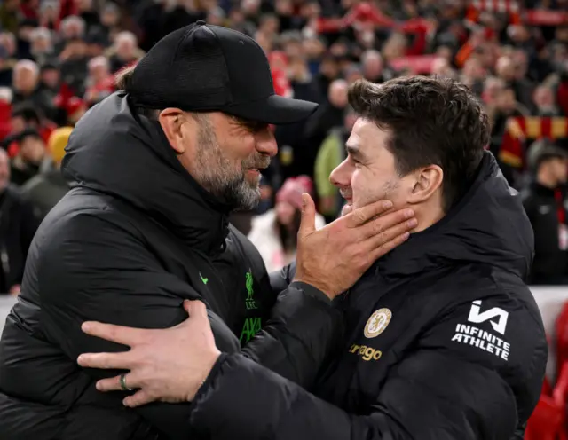 Jurgen Klopp and Mauricio Pochettino