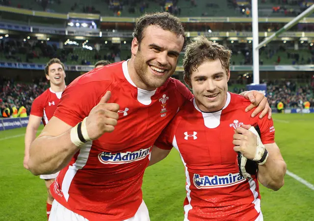 Jamie Roberts and Leigh Halfpenny