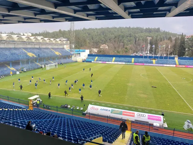 Northern Ireland warm-up